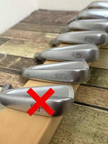 Ping iBLADE Iron Set 6pcs 5-W Head Only White Dot - Picture 6 of 9