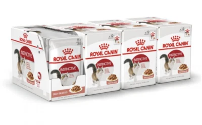 ROYAL CANIN Instinctive Adult In Gravy Wet Cat Food (85g x 48) * New Multipack *