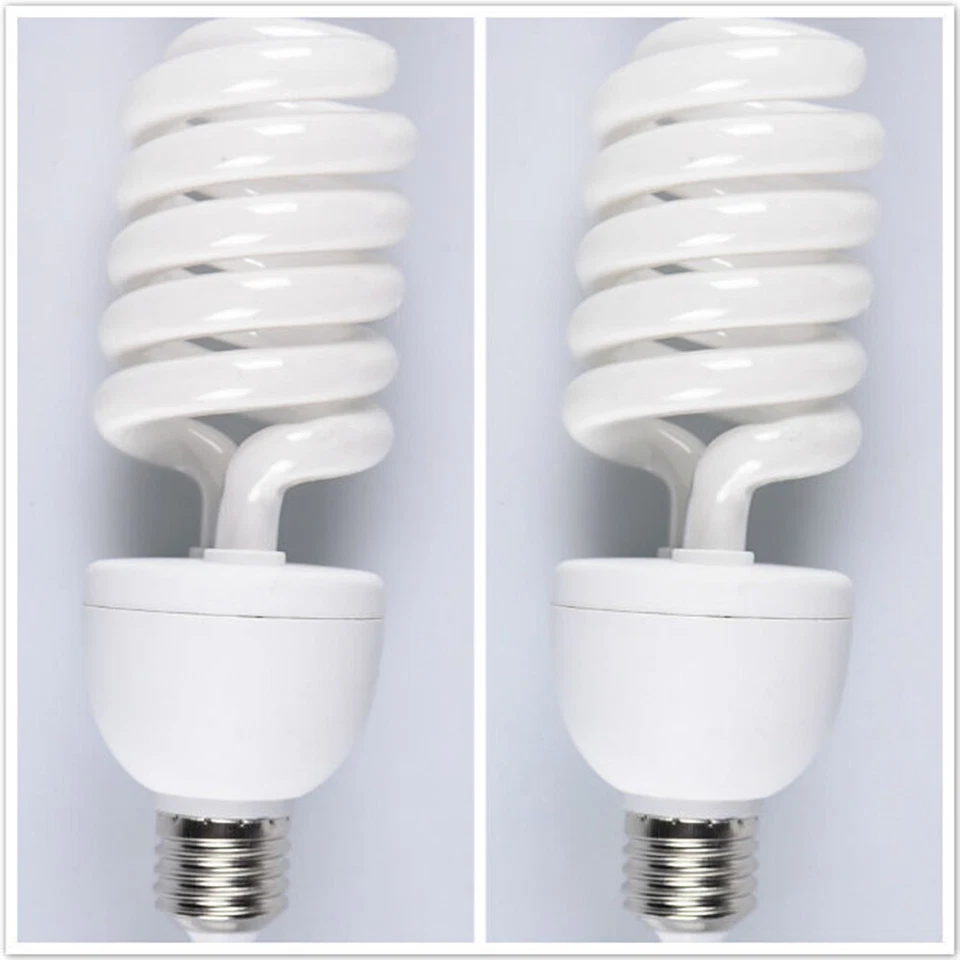 55W E27 5500K CFL Photography Bulbs Energy Saving Daylight Globe Studio Lamp NEW - image 2 of 4