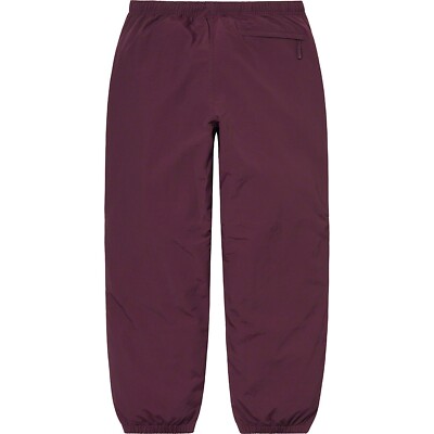 SUPREME REFLECTIVE ZIP TRACK PANT (PURPLE) (M) SS21 SWEATPANT