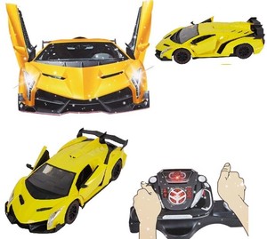 yellow rc car
