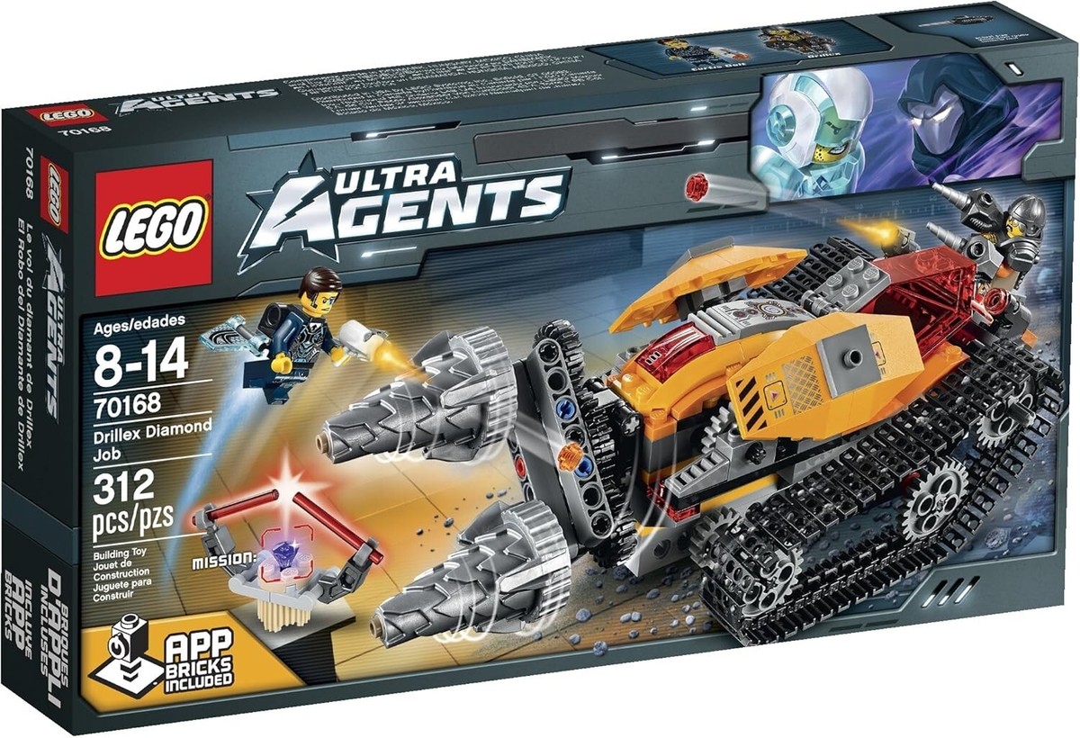 Lego Drillex Diamond Job 70168 Ultra Agents Minifigure Building