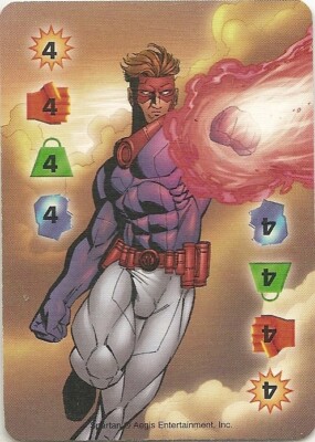 Marvel OVERPOWER MULTIPOWER 4 power card - Spartan - 4M - 4 M - IMAGE