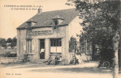 Lorrez-Le-Bocage - Der Café-hotel Der Bahnhof
