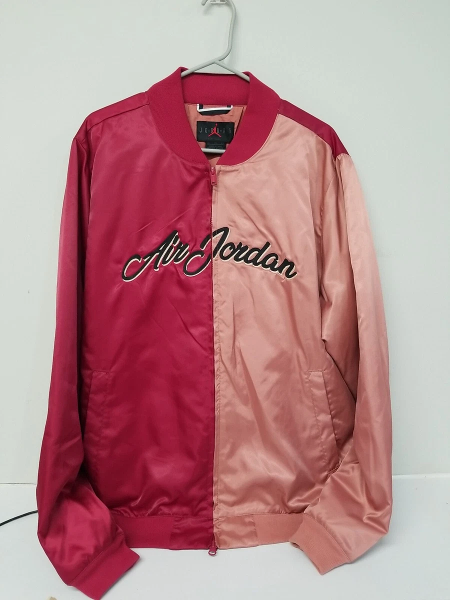 Nike Jordan Remastered Full-Zip Jacket Noble Red Canyon Pink ...