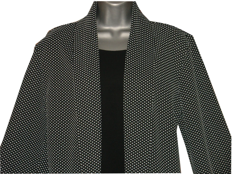 Plus size open front popcorn casual jacket - Image 3 of 4