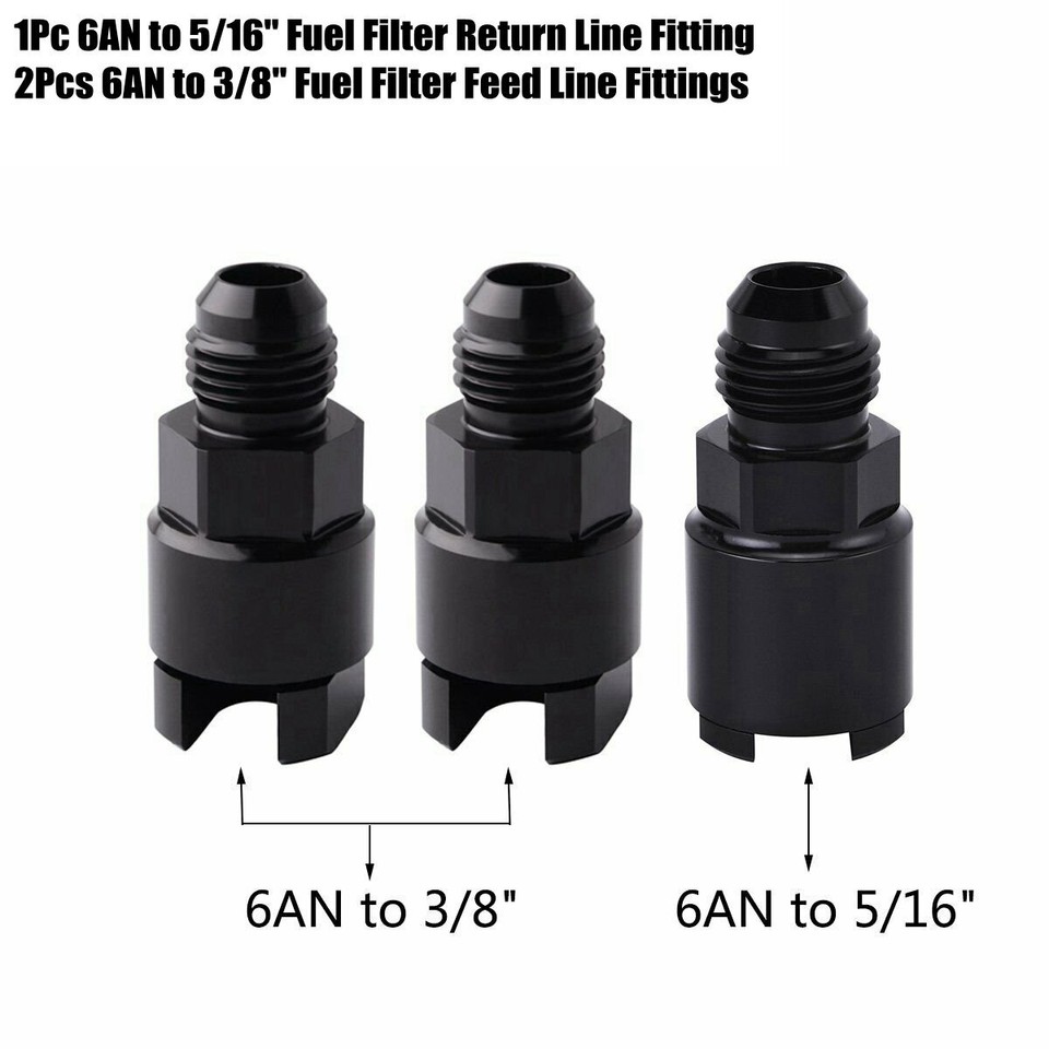 25Ft 3/8'' LS SWAP Fuel Injection Line Kit Complete Conversion EFI FI ...