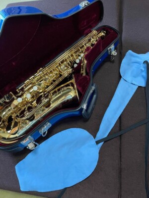 Yamaha YAS-480 Alto Saxophone Gold Shiny Case(w/ backpack