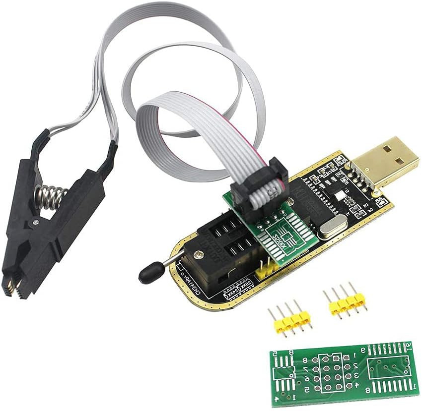 USB Programmer CH341A Series Burner Chip 24 EEPROM BIOS Writer 25 SPI Flash + So