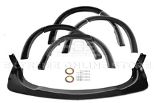 For 15-21 Dodge Charger SRT | Wide Body Front Bumper Lip Side Fender Flares Pair