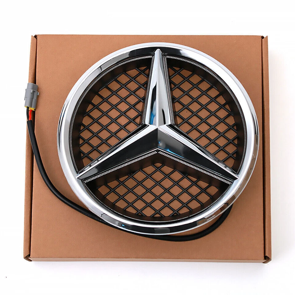 Rejilla LED iluminada emblema estrella para Mercedes Benz GLK350 B200 C300 2008-2013 Foto 4 de 4