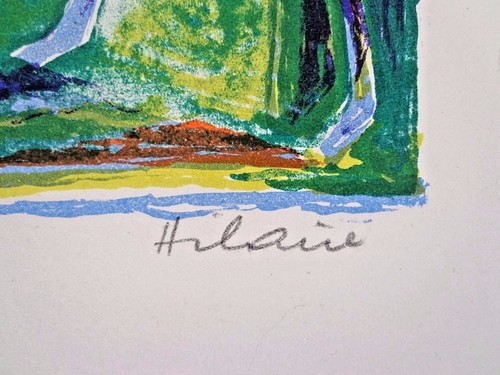 Camille Hilaire “Chevaux” signed lithograph limited ed. no. 5/100 INV2705 - Picture 6 of 8