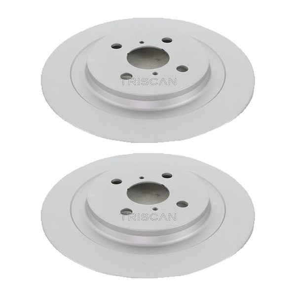 2 Bremsscheiben Voll Ø 278 Mm Triscan Bremsen-Expertise FüR U.A. Toyota Yaris-image