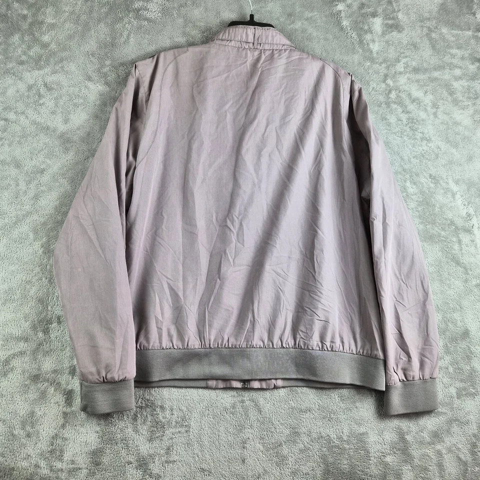 Chaqueta de bombardero vintage solo para miembros para hombre 2XL color topo cuello alto cremallera completa años 80 90 Foto 2 de 4