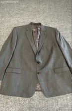 Lauren Ralph Lauren Gray Men's UltraFlex Two-Button Wool Blend Blazer - Size 50R