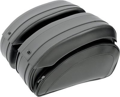 Saddlemen Cruisn Deluxe Saddlebag Set Black 20-1/4'' SaddleHyde 3501-0717