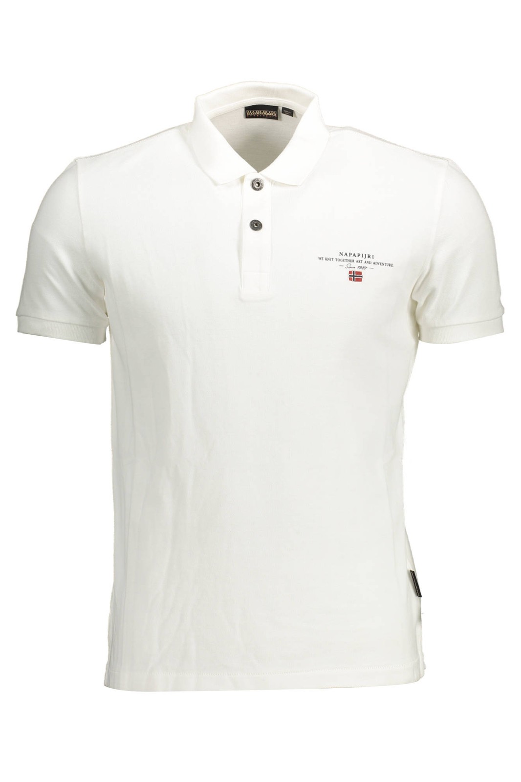 NAPAPIJRI POLO MANICHE CORTE UOMO BIANCO TAGLIA = L