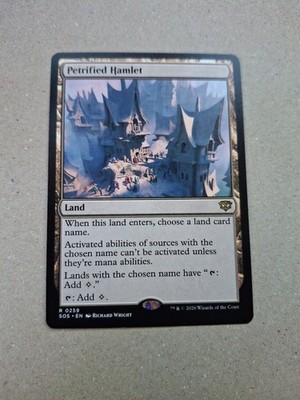 Petrified Hamlet *Rare* Magic MtG x1 Secrets of Strixhaven
