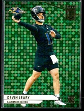2024 Donruss Elite #199 Devin Leary Green Disco Baltimore Ravens