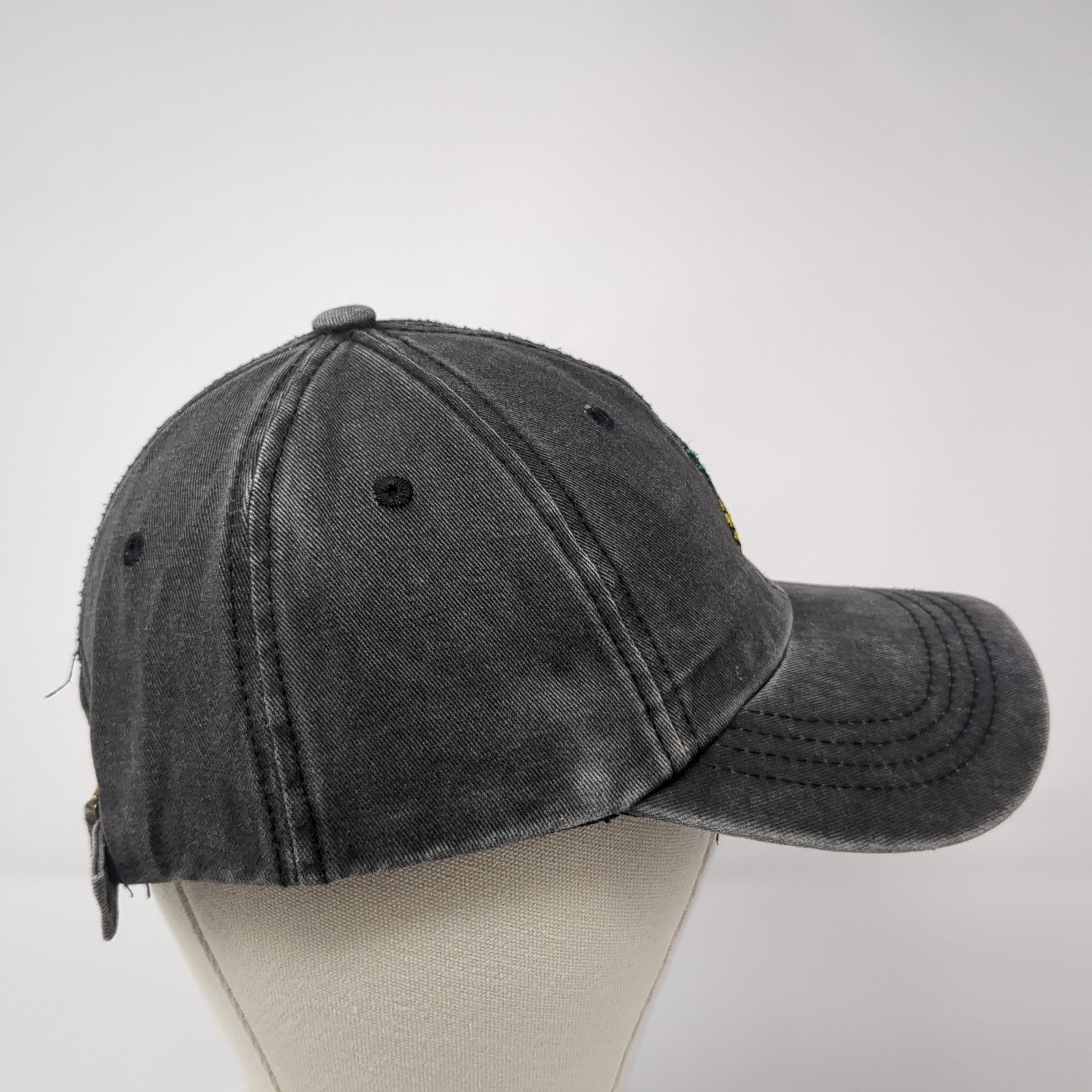 Pineapple Slideback Baseball Cap Gray One Size Ad… - image 5