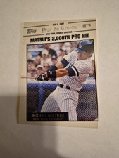 HIDEKI MATSUI 2008 TOPPS YEAR IN REVIEW #YR36 FREE SHIPPING 