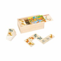 Legler Small Foot Domino Safari Gesellschaftsspiel Ab 3 Jahre Holz Bunt 10963
