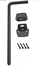 Pro Source Gate Cane Bolt 12”L  1/2” Diameter Bolt Steel W/ Black Finish