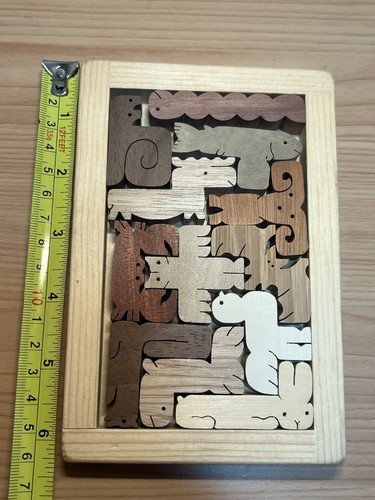 PUZZLES PENTOMINO hechos a mano por Clifford Nelson-usados - Imagen 2 de 3