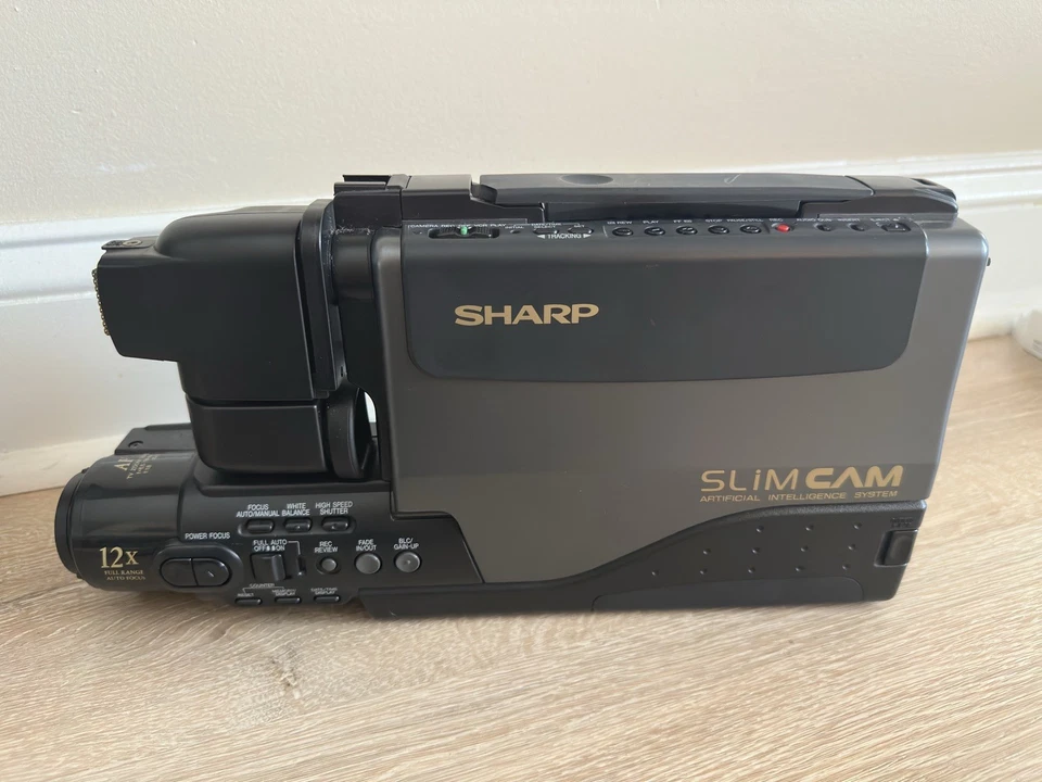 Vintage Sharp Slim Camcorder Zoom VHS Model VL-L50U Tested Working Read Desc - Image 2 of 4