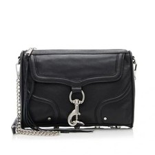 REBECCA MINKOFF Mac Bombe Crossbody Purse Bag in Black Leathern M.A.C.