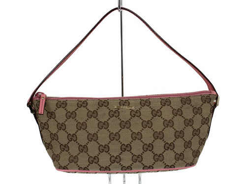GUCCI Accessory Pouch Canvas Pink