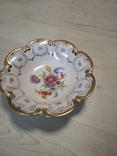 Schale Porzellan Antik, Gebäckteller, Obstschale, 