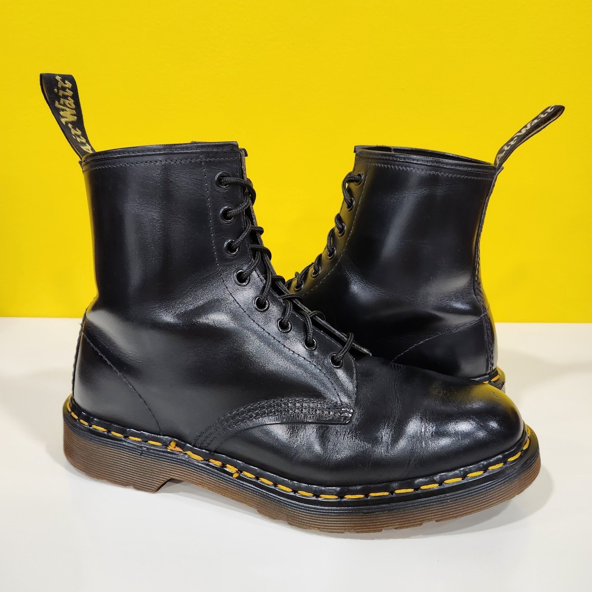 💥Dr. Martens Doc England MIE Rare 70's/80's Vintage Black