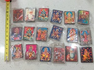 Ambika Export Hinduism Hindu Deity Image Mini Print Plaques/Cards Lot Set
