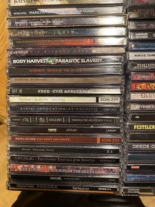 METAL CD LOT DEATH DOOM THRASH DEATHCORE BLACK GOOD CONDITION