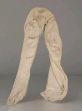 Ivory Chiffon Scarf Lightweight Shawl Wrap Soft Long Fashion Head Neck 21x70