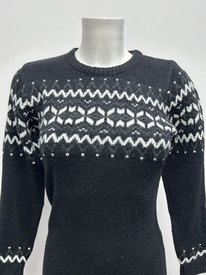 Ex Isle Essentials Long Sleeve Lightweight Knit Jumper Dress Size 12 14 16 18 20 - Image 3 of 4