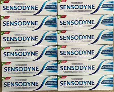 Sensodyne Extra Fresh Gel Zahnpasta 12 x 75ML Multipack