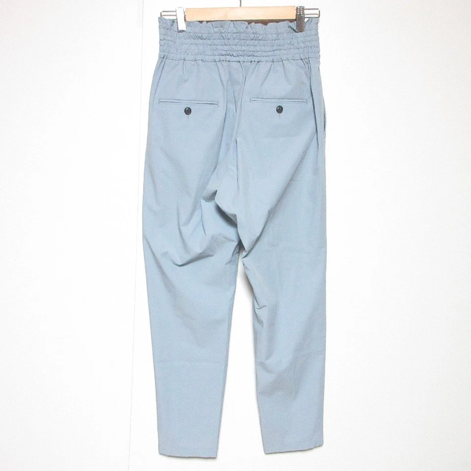 JOURNAL STANDARD Linen Nylon Stretch Tapered Pants, Size 38, Sax Blue Women USED - Image 2 of 4