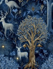 Mystical Forest Dollhouse Miniature 1:12 Wall...