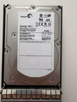 SEAGATE CHEETAH 10K.7 ST3300007FC 300GB 10K 8MB FC 3.5''