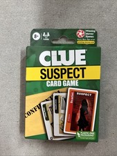Juego de Cartas Clue Sospect - Noche de Juego Familiar - Niños 8+ y Adultos 2-4 Jugadores
