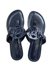 Sandalias de tanga Michael by Michael Shannon Andrea azul marino para mujer 7 chanclas