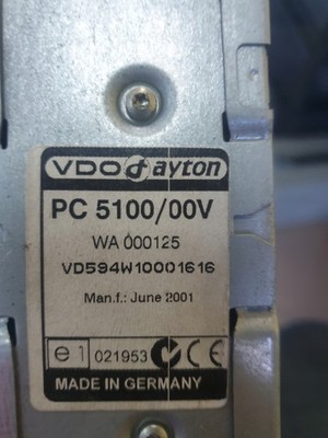 VDO Dayton PC 5100/00V 1 Stk. - defekt 
