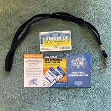 Los Angeles Dodgers Think Blue Membership Card With Lanyard 