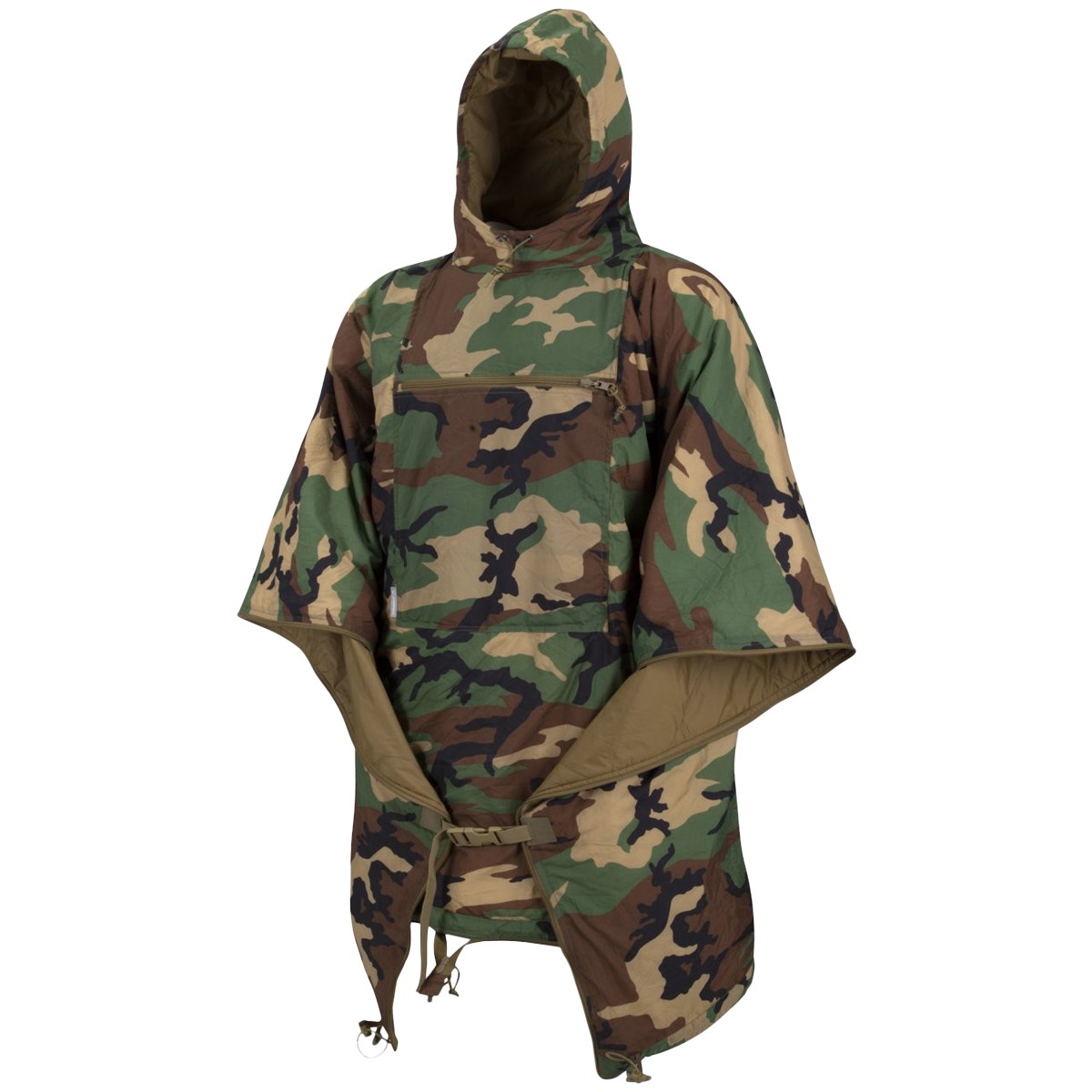B&Q -  Helikon Swagman Roll Poncho Climashield Apex 67G Us Woodland - Image 2