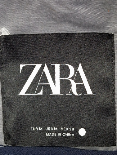 Zara Giacca Outdoor Donna Grigia Cotone con Cappuccio (IT 42, EU 38) - Foto 3 di 6