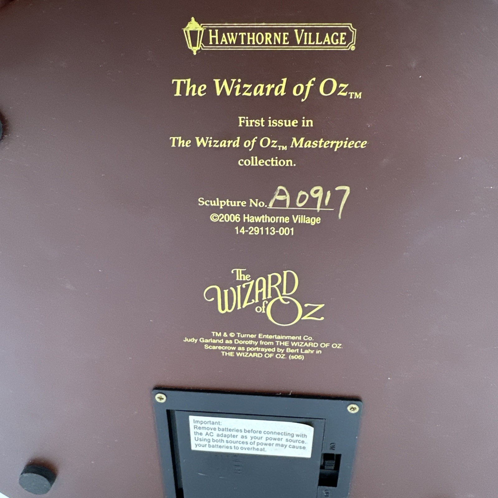 Hawthorne Village Dept. 56 "THE WIZARD OF OZ" Masterpiece NIB Rare W/ Figs Rare