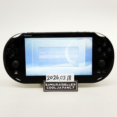 Sony Playstation PS Vita Black PCH-2000 ZA11 Console only PSV Slim 