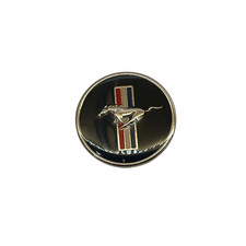 Ford Mustang 50th Anniversary Lapel Tri-Bar Running Pony 4-17-14 Emblem Badge